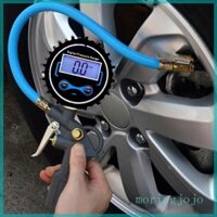 Máy đo áp suất lốp kỹ thuật số JoJo Xe ô tô Ô tô Lốp xe máy Air PSI Meter Đường kính 8cm