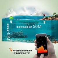 Máy Dò Cá Lê kỳ có thể kết nối Máy Dò Cá bằng điện thoại không dây Sonar siêu âm có thể nhìn thấy Máy Dò Cá độ nét cao