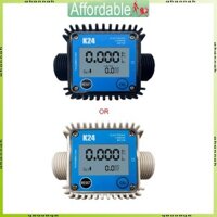Máy đo cảm biến lưu lượng chất lỏng AH 10-120L phút Lưu lượng kế với màn hình LCD cho nước Diesel-Fuel DN25 tuabin điện tử-Flow Me