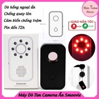 Máy dò camera ẩn Smoovie, quét hồng ngoại ẩn, tìm camera quay lén, hú báo động chống trộm, cho chuyến du lịch an toàn