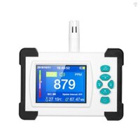 Máy dò Carbon Dioxide có pin sạc Máy kiểm tra đồng hồ đo CO2 di động cho máy dò chất lượng không khí Carbon Dioxide Máy đo CO2 có hộp đựng
