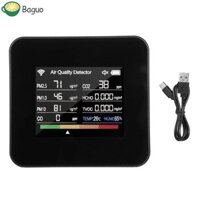 Máy đo chất lượng không khí 9 trong 1 BAGUO CO2 / TVOC / HCO Di động ngoài trời
