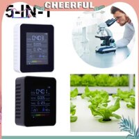 Máy đo chất lượng không khí kỹ thuật số 5 trong 1 CO2 TVOC HCHO Máy dò độ ẩm nhiệt độ