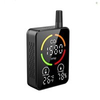 Máy đo chất lượng không khí Máy dò CO2 Máy kiểm tra chính xác 3 trong 1 cho cảm biến nhiệt độ CO2 Độ ẩm NDIR Máy đo nồng độ Carbon Dioxide có báo động
