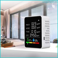 Máy đo chất lượng không khí YIN Máy dò ô nhiễm trong nhà Máy kiểm tra Formaldehyde PM2 5 TVOC