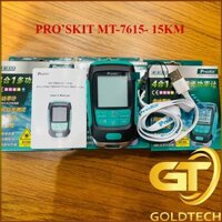 Máy đo công suất quang Pro'skit MT-7615 15Km 4in1 soi VFL+ Test mạng+ LED