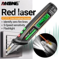 Máy dò dây điện FULEWOTO 12V-1000V Phát sóng bằng giọng nói Cảm biến hồng ngoại Định vị Bút phong cách Electroscope