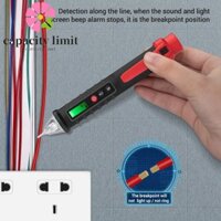 Máy dò điện áp giới hạn NĂNG LƯỢNG Cảm biến điện dòng điện kỹ thuật số 12-1000V Bút chì thử nghiệm không tiếp xúc