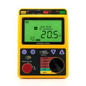 Máy đo điện trở cách điện SmartSensor AR3123 (250V/500V/1000V/2500V, 0 -100GΩ)