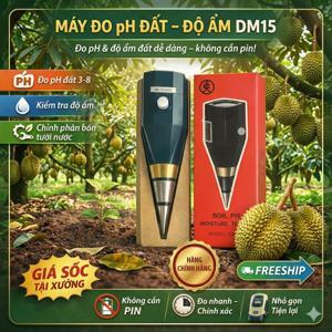 Máy đo độ ẩm đất và đo pH Takemura DM15