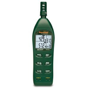 MÁY ĐO ĐỘ ẨM KẾT HỢP 2 ĐẦU DÒ NHIỆT ĐỘ BÊN NGOÀI Extech RH350