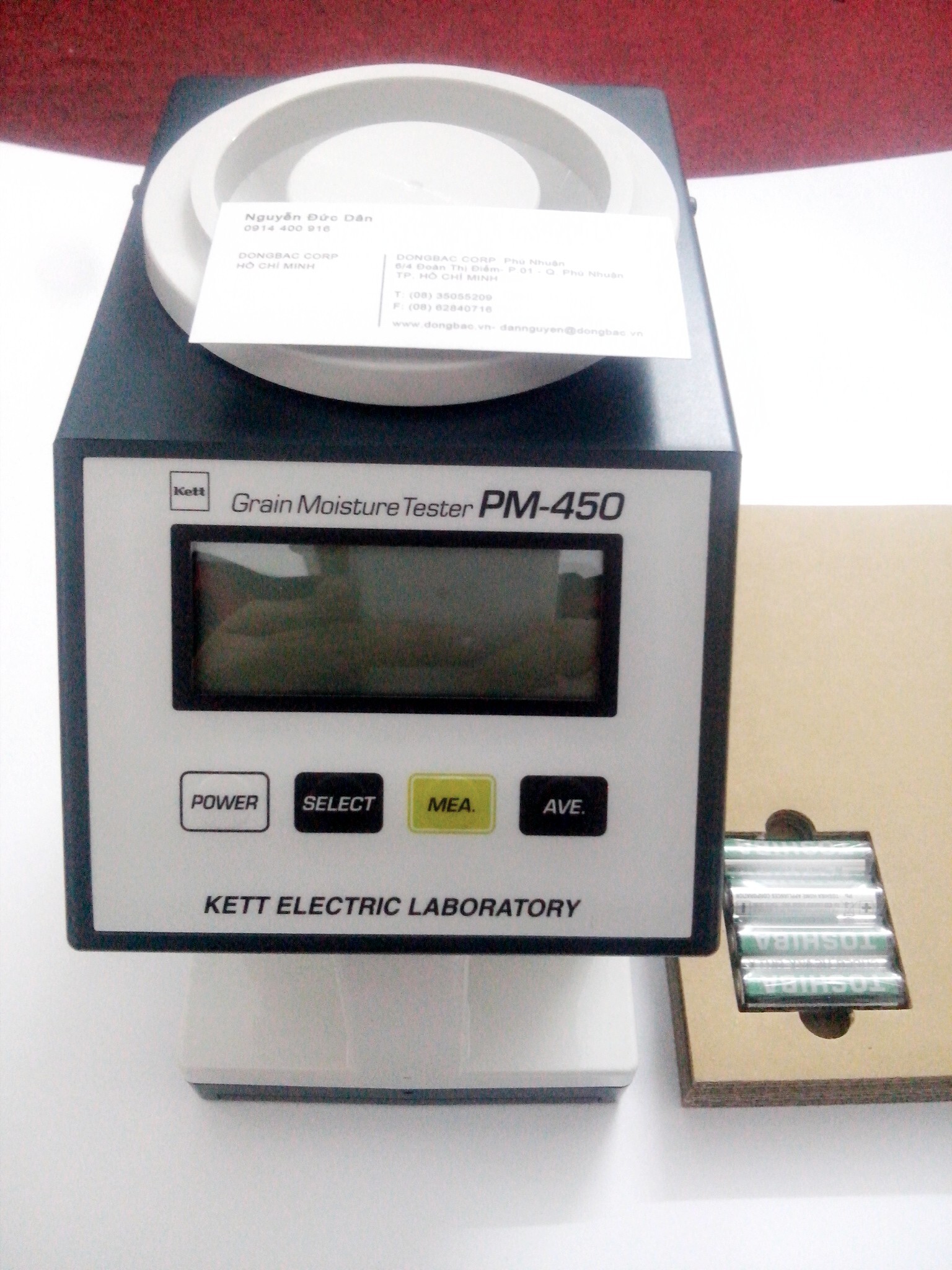 Máy đo độ ẩm nông sản Kett PM-450