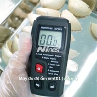 Máy đo độ ẩm tổ yến chuyên dụng EMT01 tặng kèm pin, giúp mua bán tổ yến chính xác