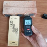 máy đo độ ẩm tường, đo độ ẩm bê tông cao cấp chạy pin AAA pin điều khiển tivi