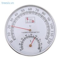 Máy đo độ ẩm và cơ khí cây cho nhà kính Phòng tắm hơi ô tô phòng 0-120°C Chính xác Nhẹ