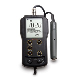 Máy đo độ dẫn EC đa dải cầm tay Hanna HI8733