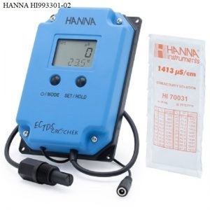 Máy đo độ dẫn/TDS/nhiệt độ thang thấp Hanna HI993301