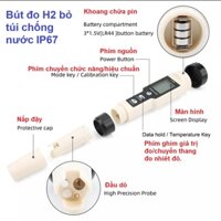 Máy đo độ ion âm, YY-400 H2 / PH / ORP / TEMP, Máy đo chất lượng nước kỹ thuật số cho bể bơi, nước uống, bể cá