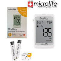 Máy đo đường huyết DiaRite Microlife CHÍNH HÃNG, giá tốt nhất, tặng kèm 25 que thử