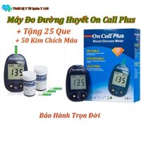 Máy Đo Đường Huyết On Call Plus Tặng 25 Que + 50 Kim