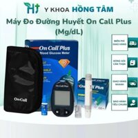 Máy Đo Đường Huyết ON CALL Plus (mg/dL) + Hộp 25 Que + Kim/Cồn