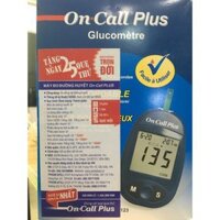 Máy đo đường huyết ON CALL-PLUS MỸ tặng 25 que thử 50 kim thử