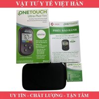 MÁY ĐO ĐƯỜNG HUYẾT ONE TOUCH ULTRA PLUS FLEX JOHNSON & JOHNSON - BẢO HÀNH TRỌN ĐỜI - TẶNG KÈM 25 QUE THỬ