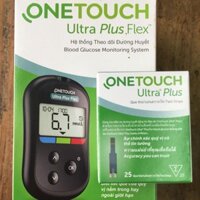 Máy đo đường huyết One Touch Ultra Plus Flex Johnson & Johnson ( có kèm 25 que thử )