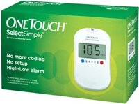 Máy đo đường huyết ONETOUCH SELECT SIMPLE SYSTEM MG APC 10 que