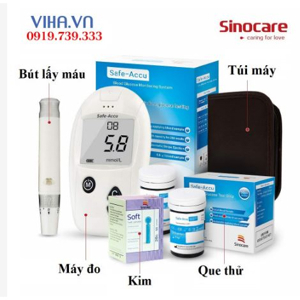 Máy đo đường huyết Safe Accu Sinocare
