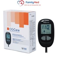Máy đo đường huyết test thử tiểu đường tại nhà BSI OGCare lấy mẫu cực nhanh chỉ 0,1s FamilyMed
