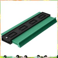 Máy đo đường viền 10 Inch Máy đo hồ sơ bằng nhựa Máy sao chép hình dạng đa chức năng Thước đo định hình cạnh để đo chính xác chuyên nghiệp (Xanh lá cây) youyilu