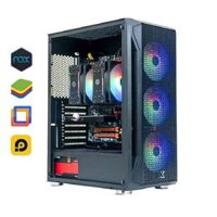 MÁY ĐỒ HỌA Dual Xeon E5 2699 V4 Ram 128G  RTX 3060 12G NVME 512G NEW