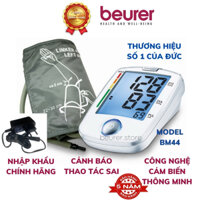 Máy đo huyết áp bắp tay Beurer BM44,nhập khẩu đức, sạc pin, lưu kết quả theo ngày giờ, tự động bơm vòng bít