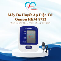 Máy Đo Huyết Áp Bắp Tay Điện Tử Omron HEM-8712 Chính Hãng Thiết Kế Tiện Lợi Tặng Kèm Bộ Đổi Nguồn