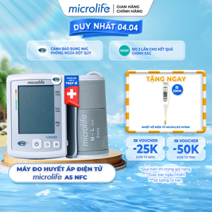 Máy đo huyết áp bắp tay Microlife BP A5 NFC