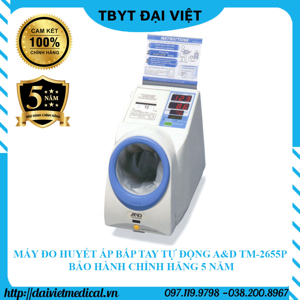 Máy đo huyết áp bắp tay tự động A&D TM-2655P