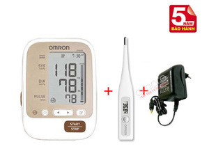 Máy đo huyết áp bắp tay tự động Omron JP600 nguyên khối từ Nhật (mới)