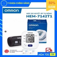 Máy đo huyết áp bắp tay tự động OMRON HEM-7142T1 -Kết nối Bluetooth ( Nhật Bản - Bảo hành 5 năm)