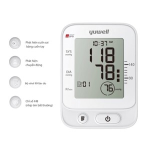 Máy đo huyết áp bắp tay Yuwell YE660E