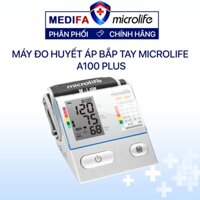 Máy đo huyết áp bắp tay Microlife BP A100 Plus kết hợp đo nhịp tim, chính xác, nhỏ gọn