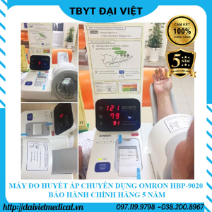 Máy đo huyết áp chuyên nghiệp HBP-9020