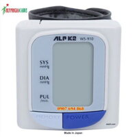 Máy đo huyết áp cổ tay ALPK2 WS910
