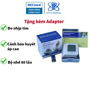 Máy đo huyết áp cổ tay Necmed LX800