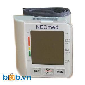 Máy đo huyết áp cổ tay Necmed LX800