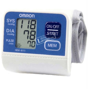 Máy đo huyết áp cổ tay Omron HEM-6111