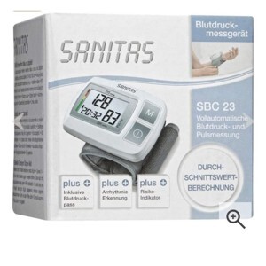 Máy đo huyết áp cổ tay Sanitas SBC 23