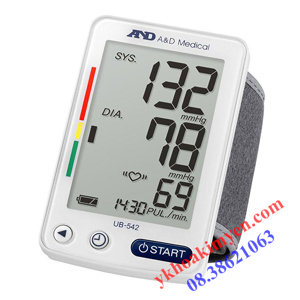 Máy đo huyết áp cổ tay tự động AND UB-542