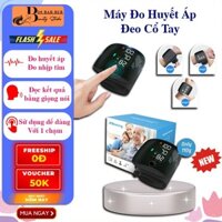 Máy đo huyết áp cổ tay tự động,Máy đo nhịp tim đeo cổ tay cảnh báo bất thường huyết áp đọc kết quả chính xác nhanh chóng
