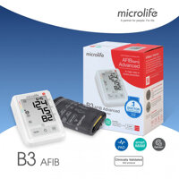 Máy đo huyết áp điện tử Microlife B3 AFIB Advanced, máy đo huyết áp cảnh báo đột quỵ model 2020